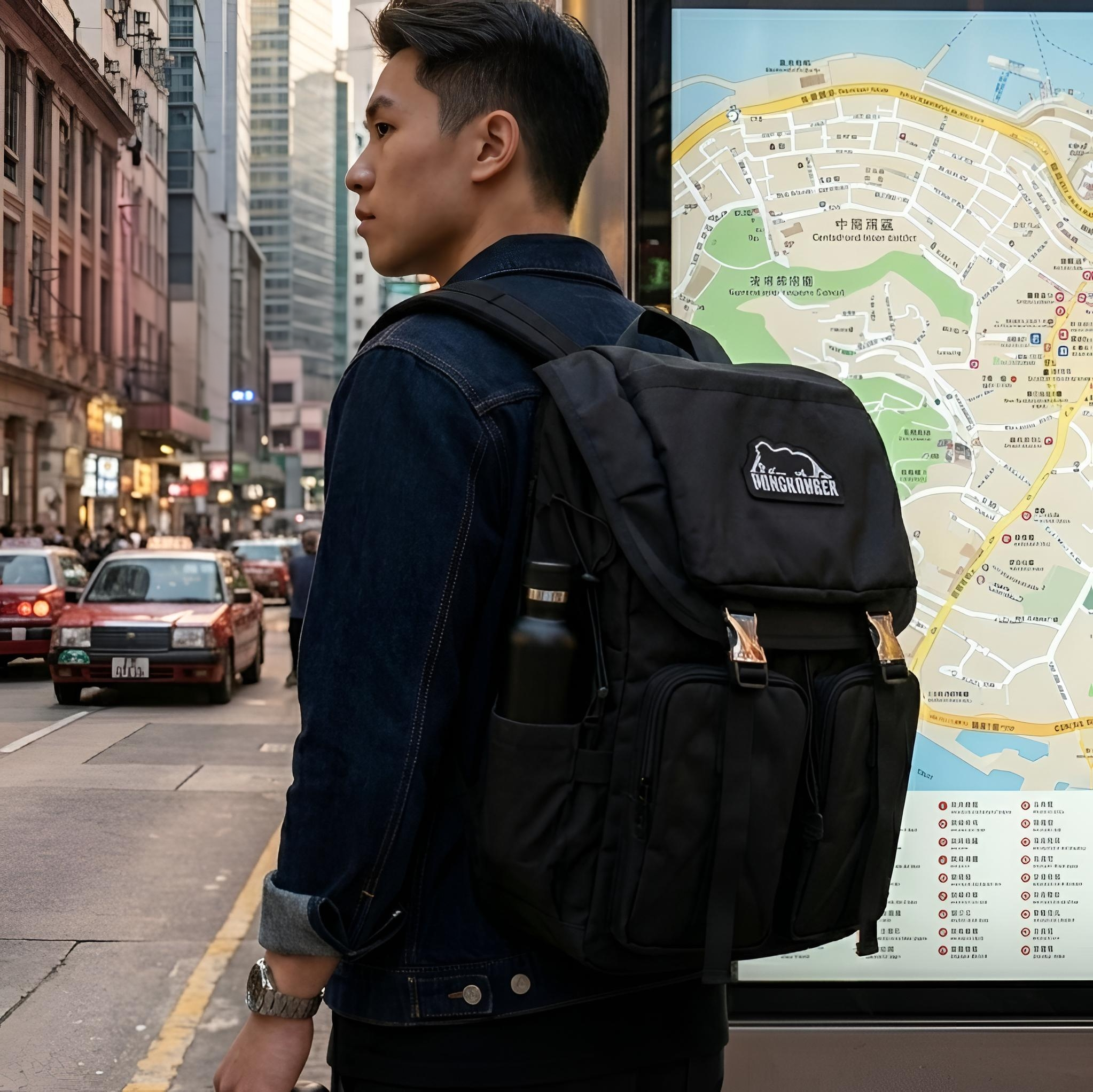 HONGKONGER「都市輕旅」防水牛津紡背囊