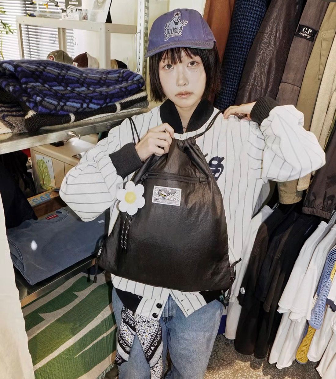 COLLER x Zo&Friends 索繩背囊(包兩個銀扣）