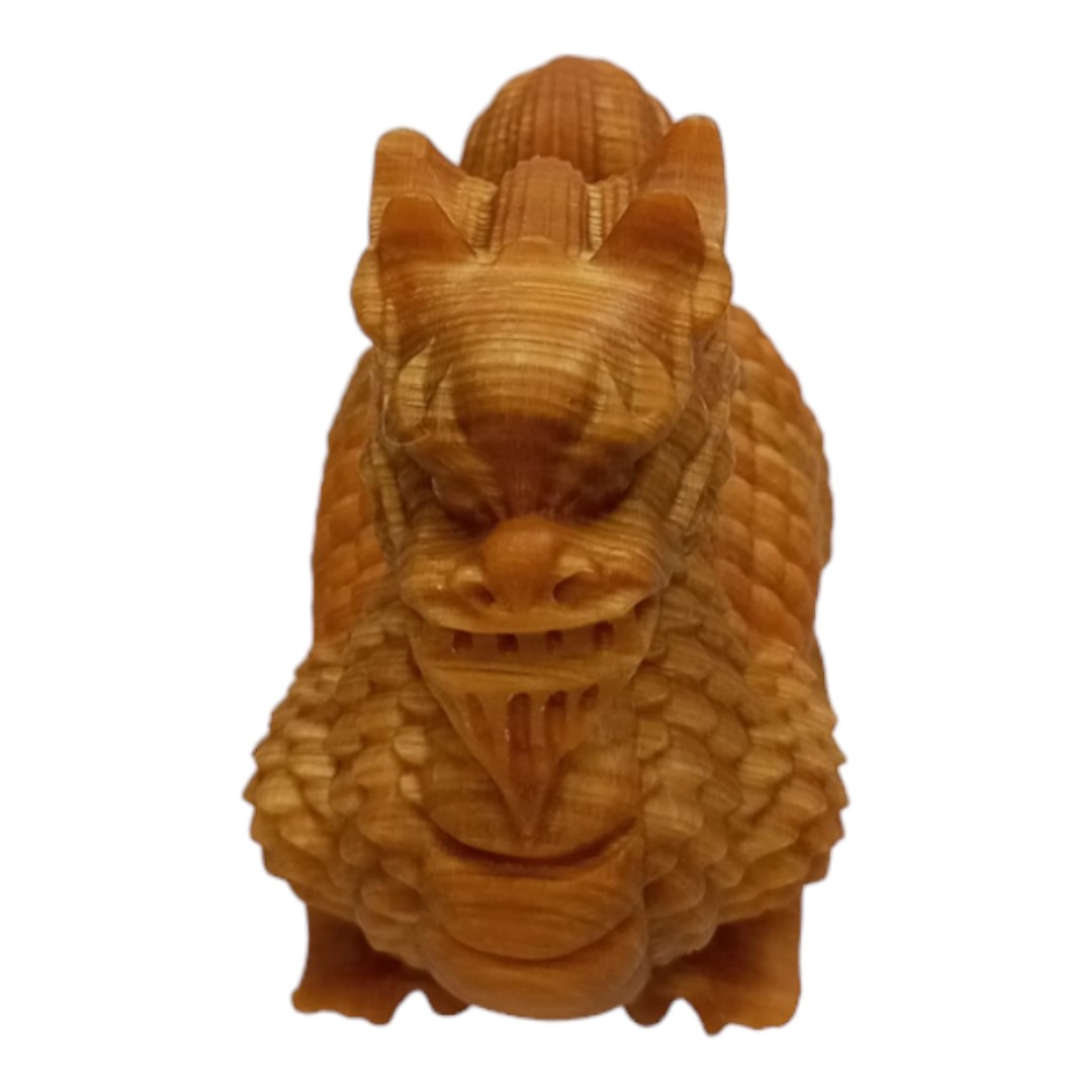 暴富龍 龍 木雕 擺設