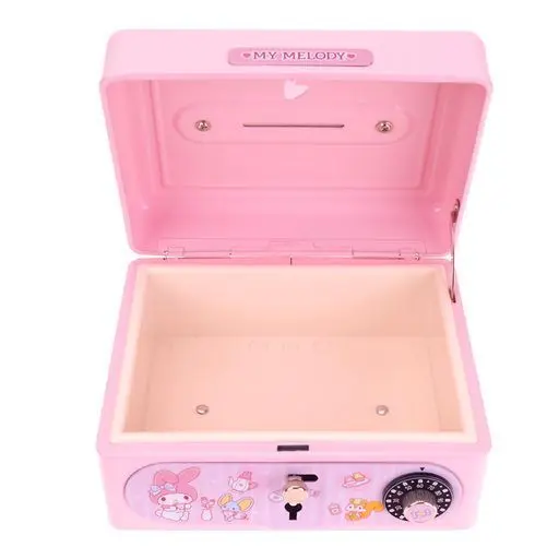 現貨🐱| SANRIO 夾萬連密碼鎖及鎖匙/儲錢錢箱/密碼箱錢罌 /存錢罐 (細)