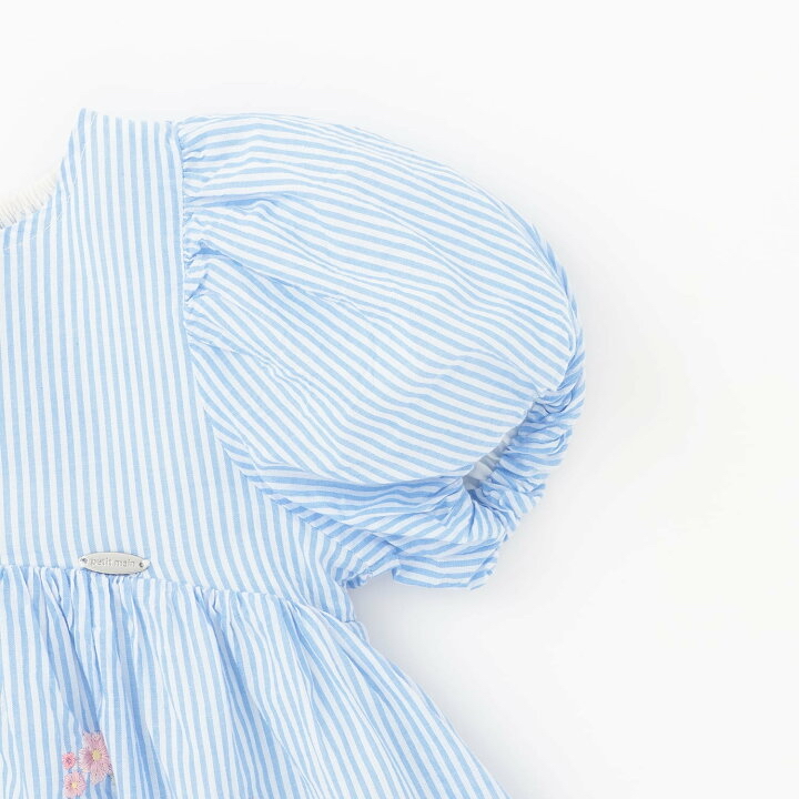 🇯🇵預訂 日本直送🇯🇵Petit Main x Sanrio系列兩色人物花卉刺繡泡泡袖連身裙