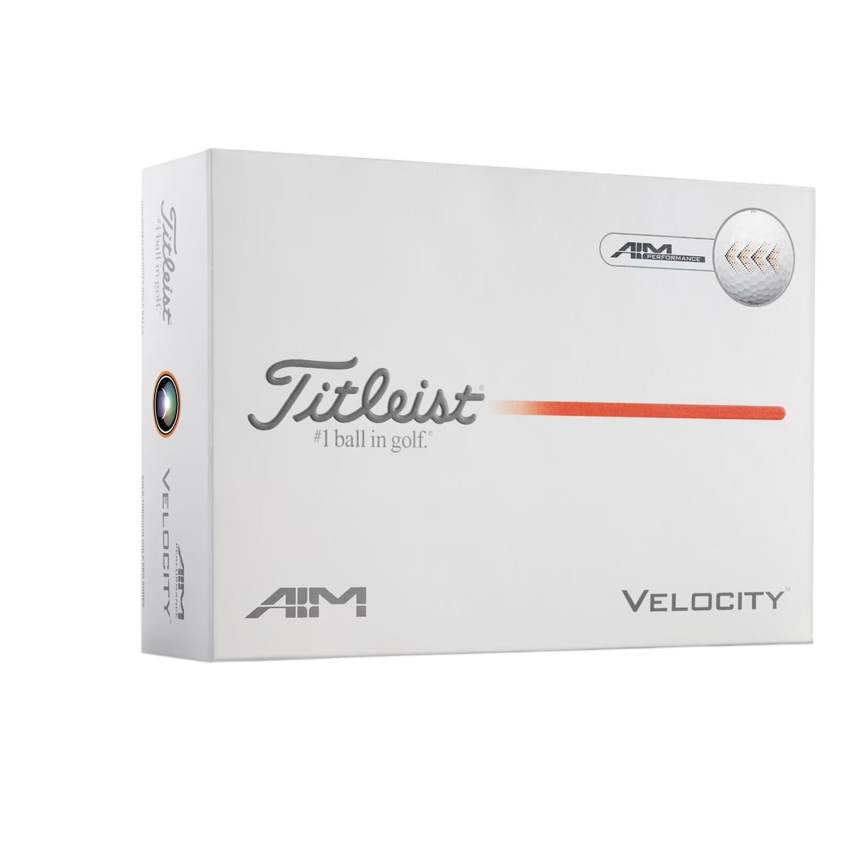 TITLEIST VELOCITY Aim Performance GOLF BALL 二層球 (白)