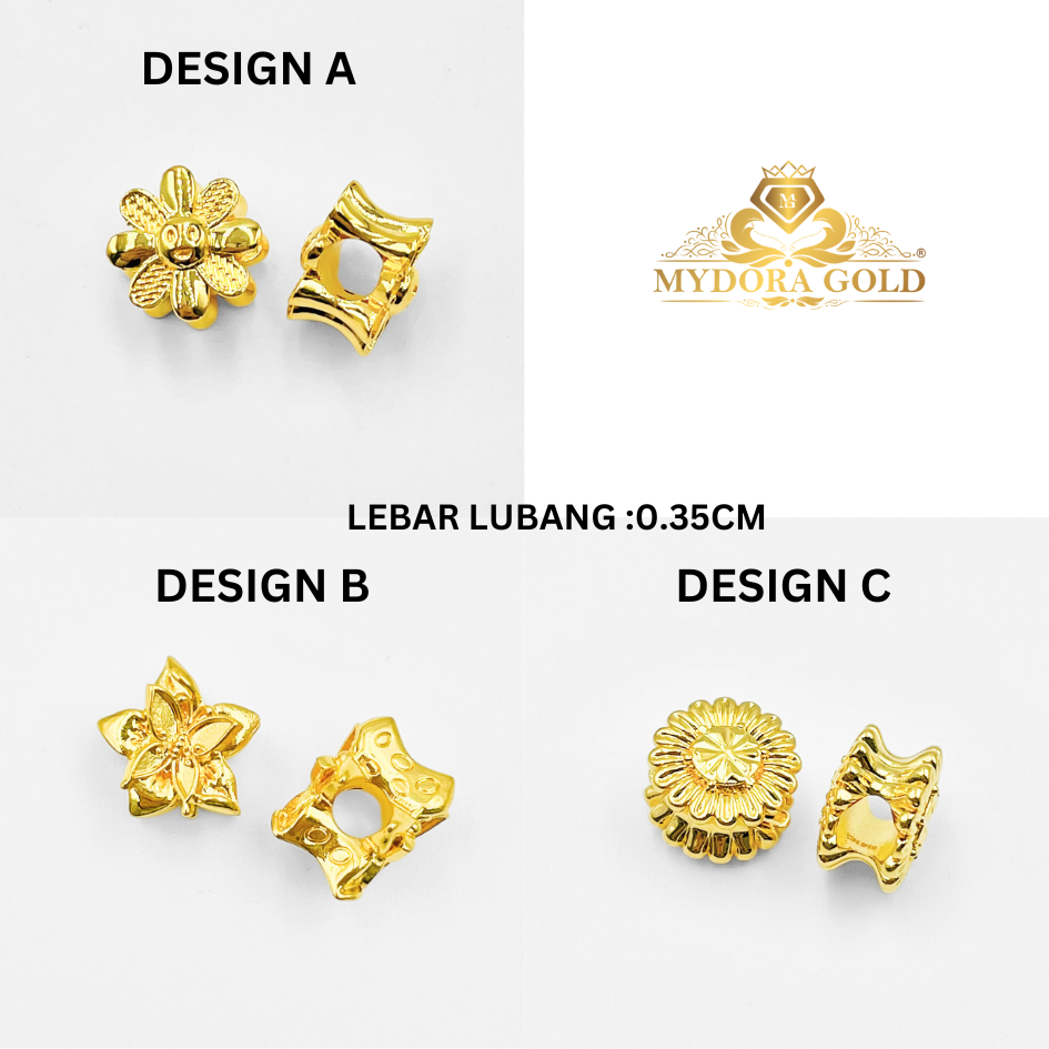 MYDORA Bead Blossom Full Gold Series (5G) | EMAS 916/22k