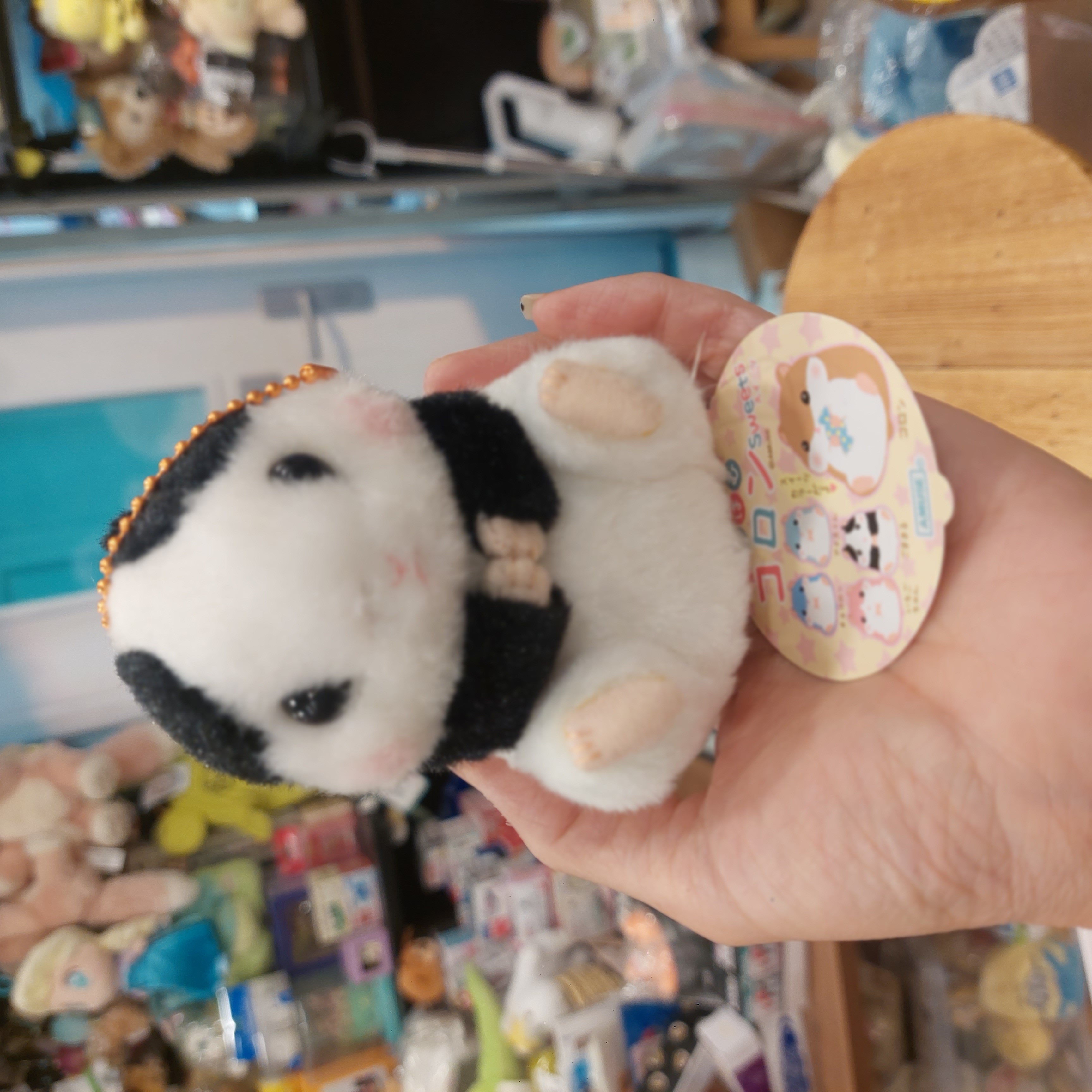 日本景品 小倉鼠 黑白色