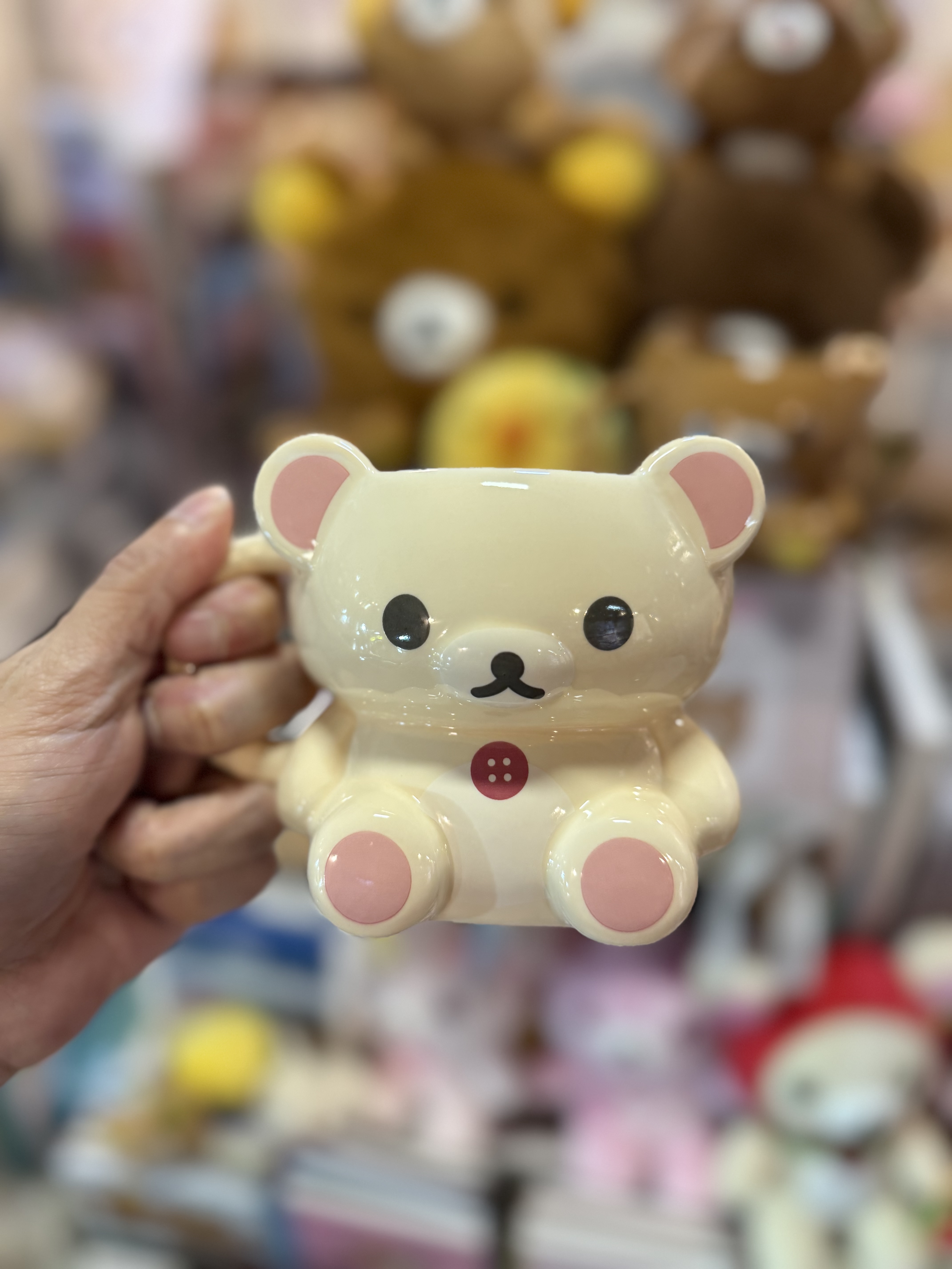 《現貨》全新RILAKKUMA化妝派對系列有耳陶瓷杯