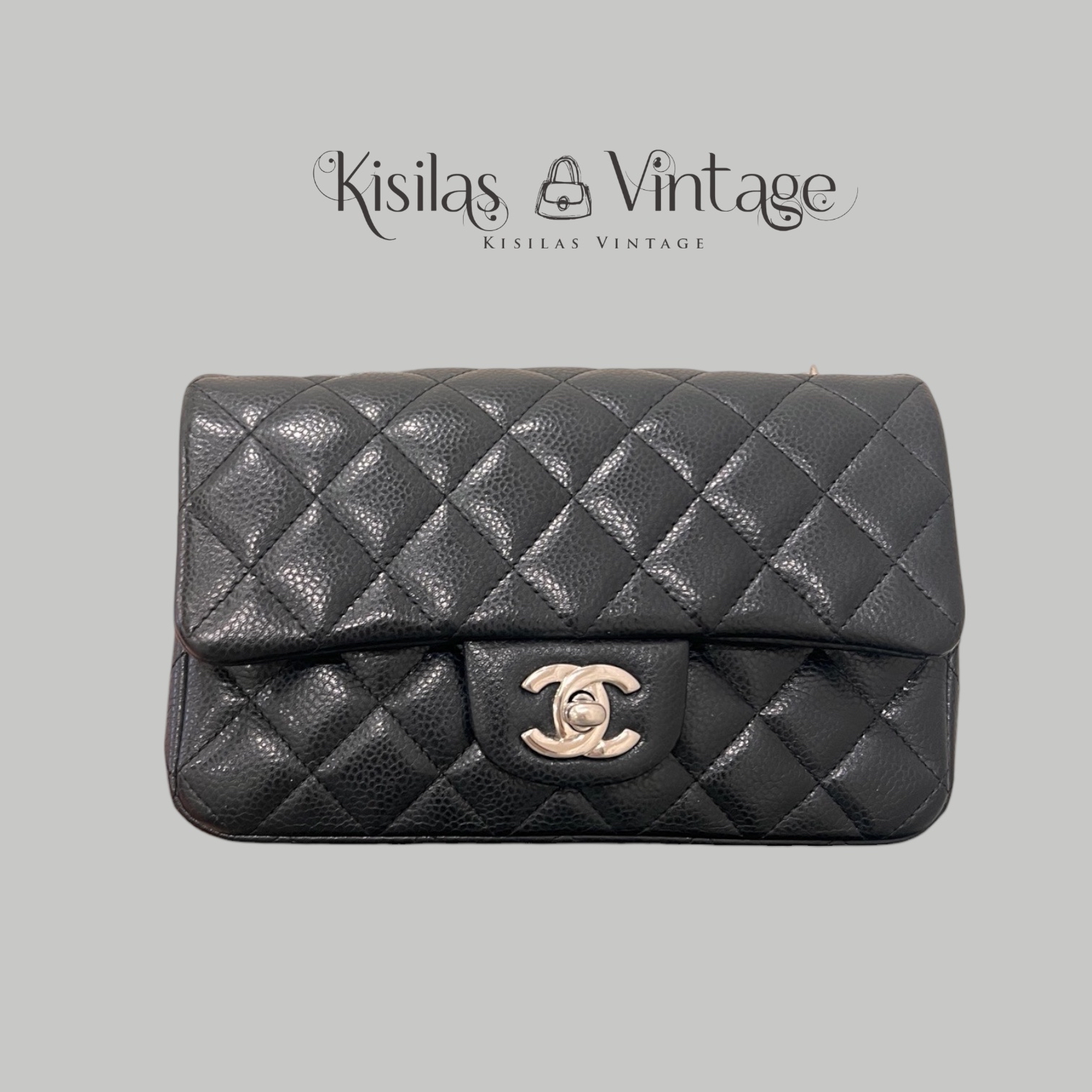 Chanel Caviar 20cm 銀扣