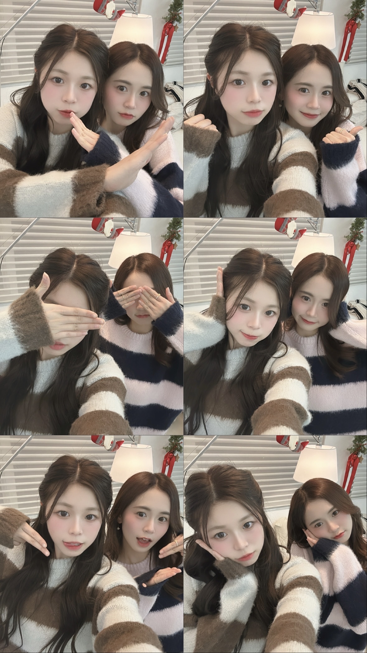 【 親自到韓搜羅🤎 | 今季韓國最流行配色!!🔥全員自留～毛毛糯米糍間條針織上衣💡♪ 】Teddy Bear Mochi Oversized Knit(三色入)