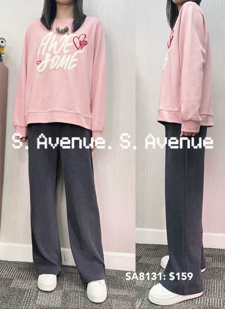 SA8131: 長袖awesome靚料衞衣