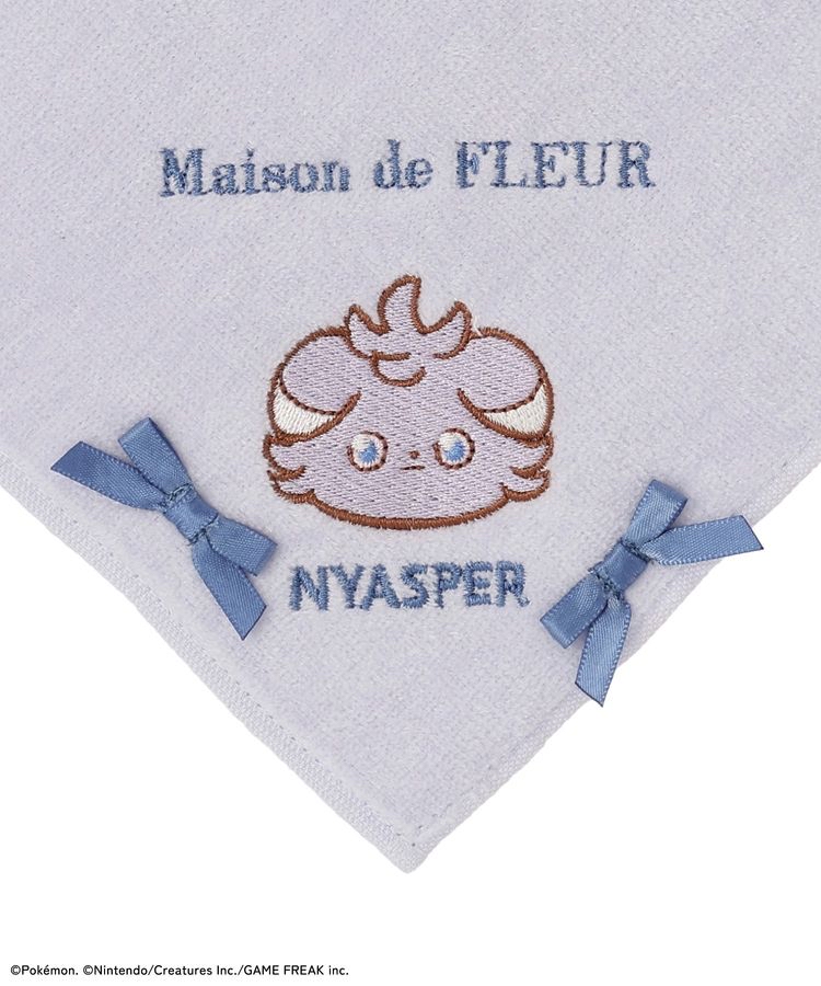 🎀【預訂】 PokePeace x Maison de FLEUR 刺繡手帕 - Nyasper