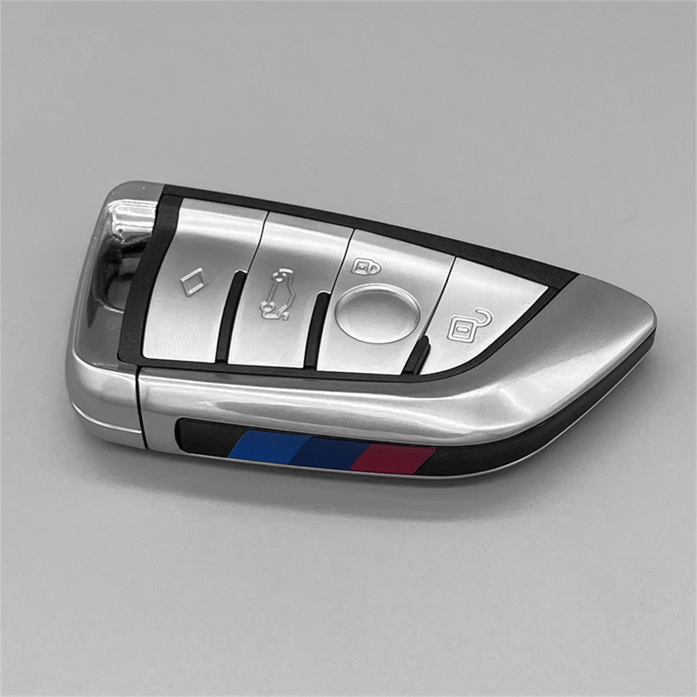 適用於寶馬汽車鑰匙殼 刀鋒4鍵G底盤外殼（金屬彩邊） UA0545