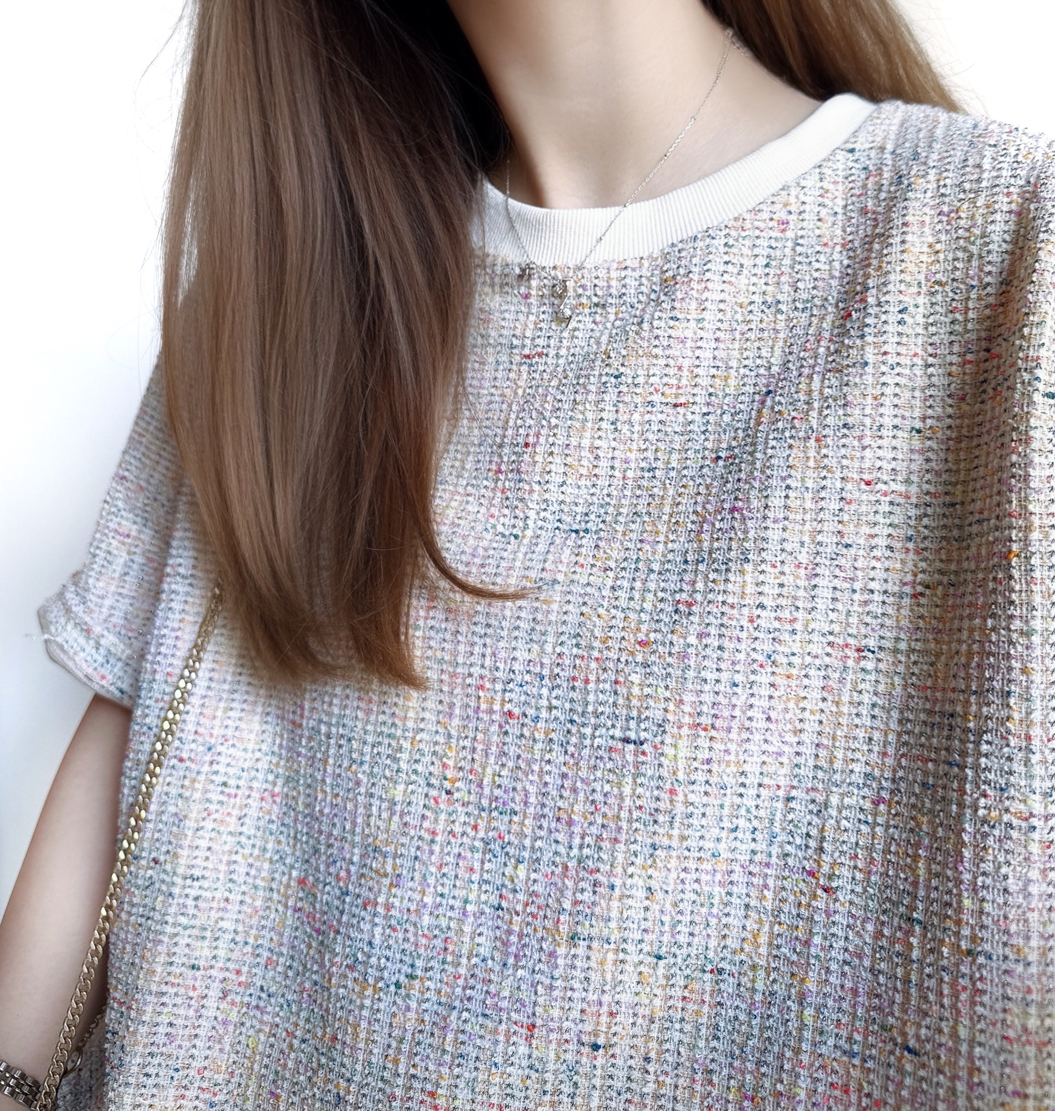 小香風Tweet料Top - 米杏