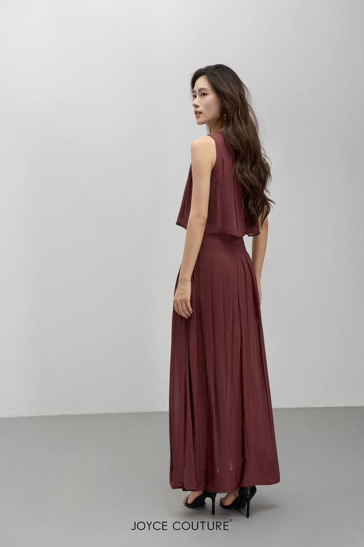 轻盈且优雅半长裙 S0150