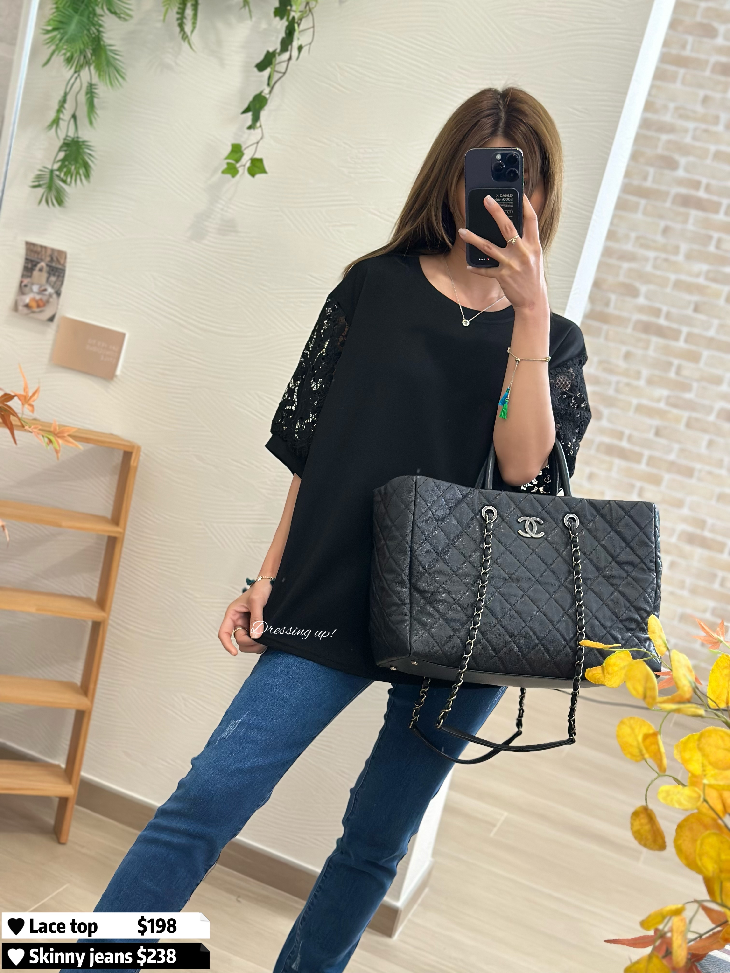 人氣熱賣｜網花手袖上衣