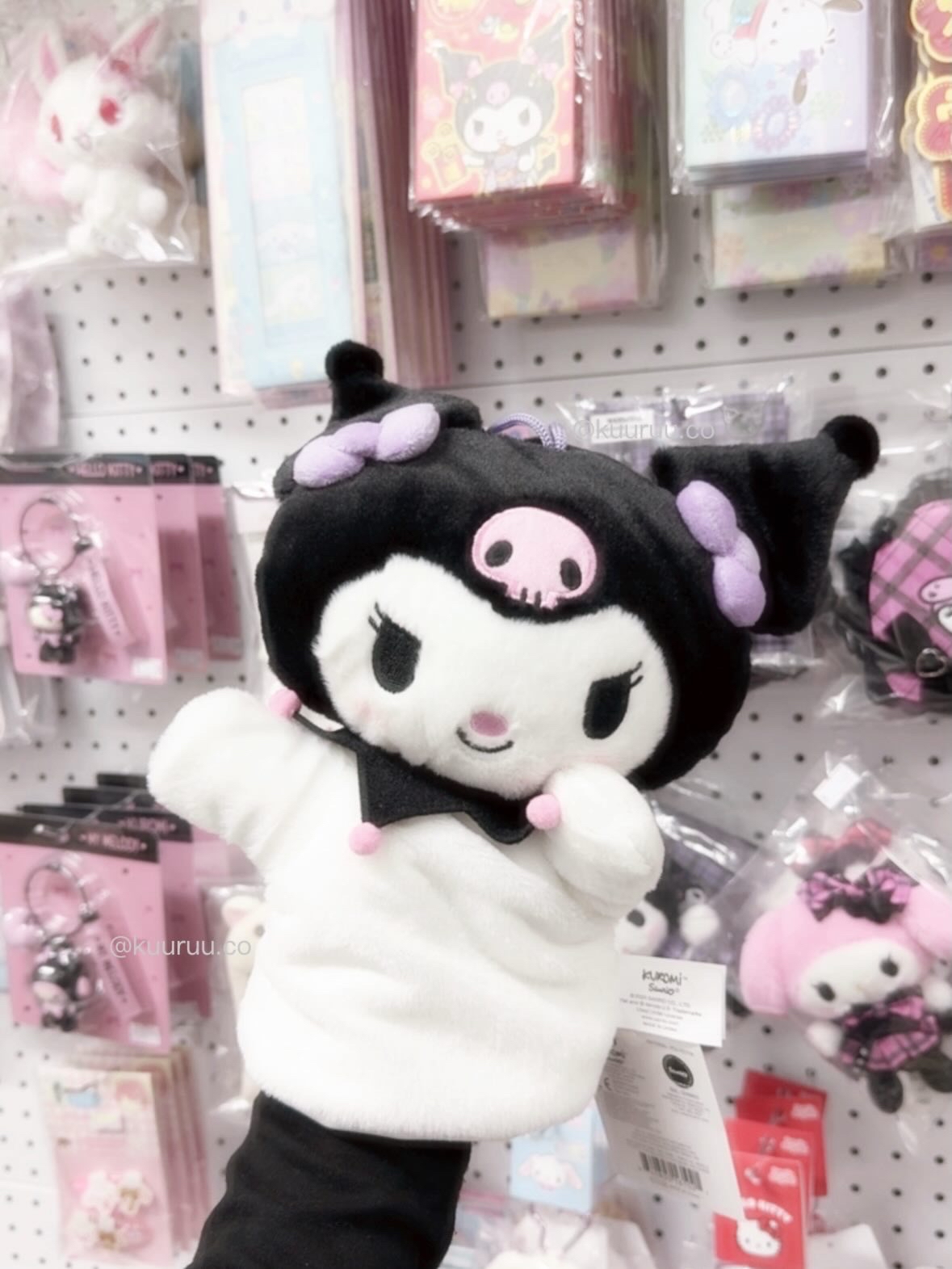 現貨｜必收藏!! 美版 kuromi 手偶💜🖤