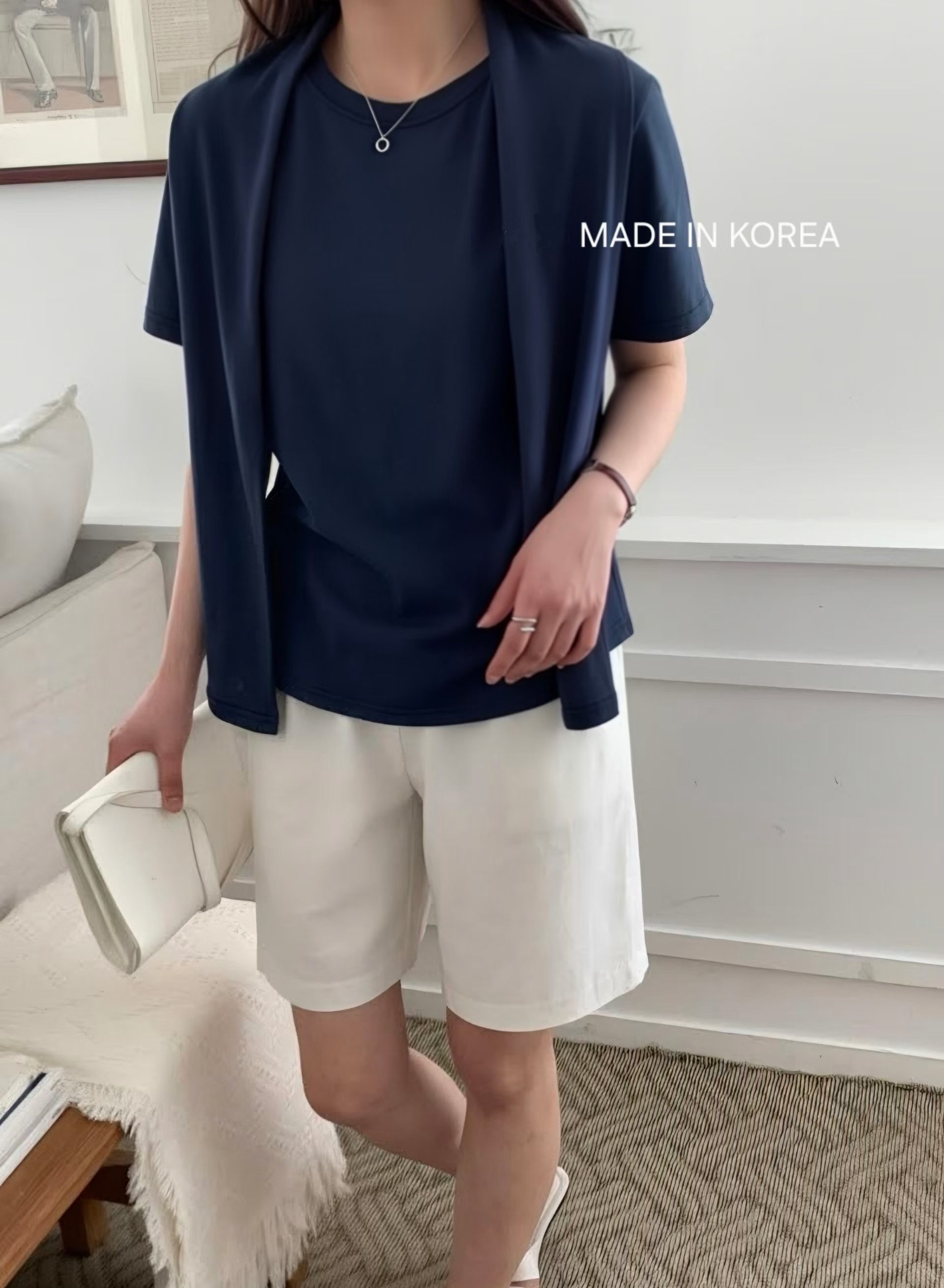 G6226 韓國🇰🇷Tee+披肩Set