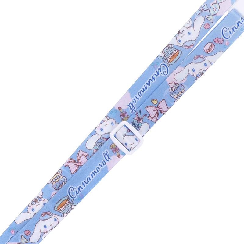 Cinnamoroll Plastic Card Holder w/ Neck Strap 証件套連頸繩 (橫向)