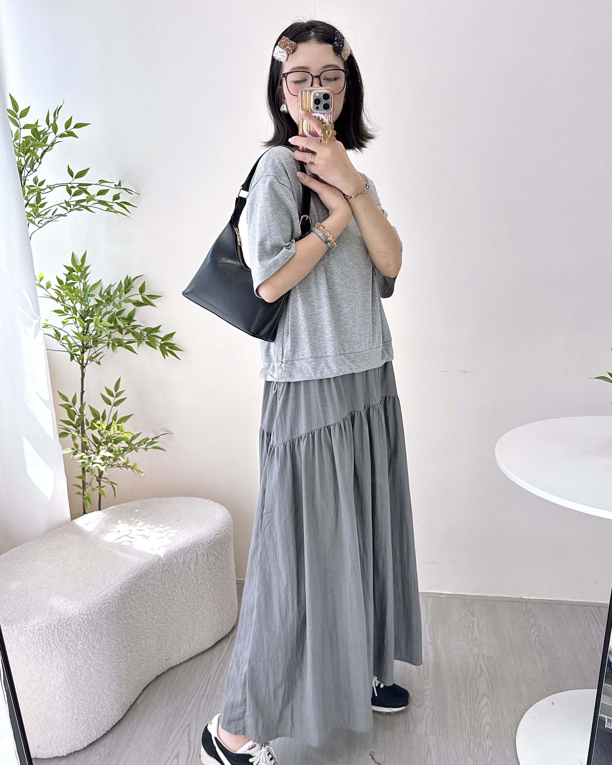 休閒可索繩連身裙 2色