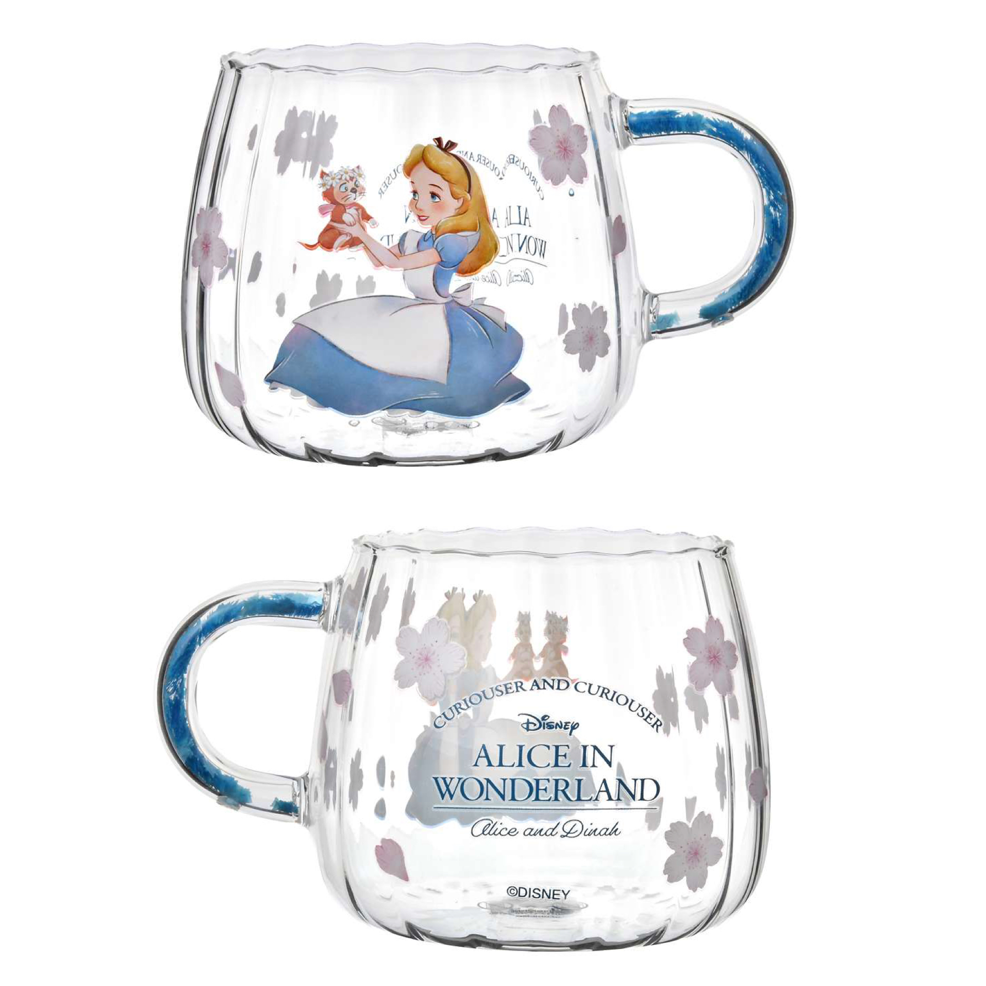 日本預訂📍日本迪士尼圖案耐熱玻璃杯 (Alice/Baymax/Maire)
