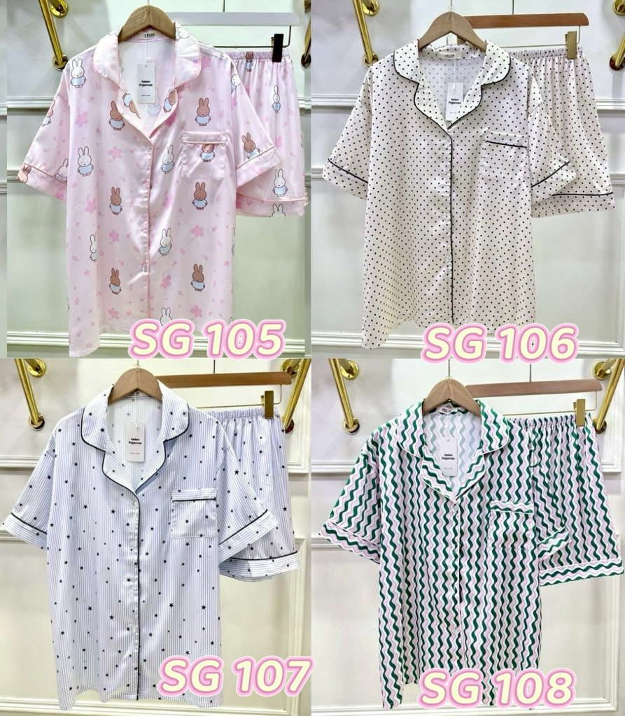 泰國直送絲質睡衣成人版No .SG91 -SG 134