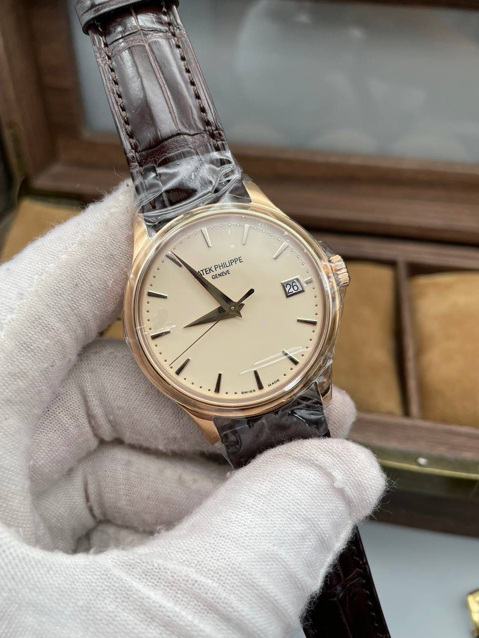 🌐百达翡丽 5227玫瑰金 将官底翻盖324一体机芯🌐