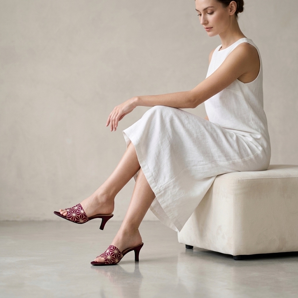 1039 - Dusk Batik Heels