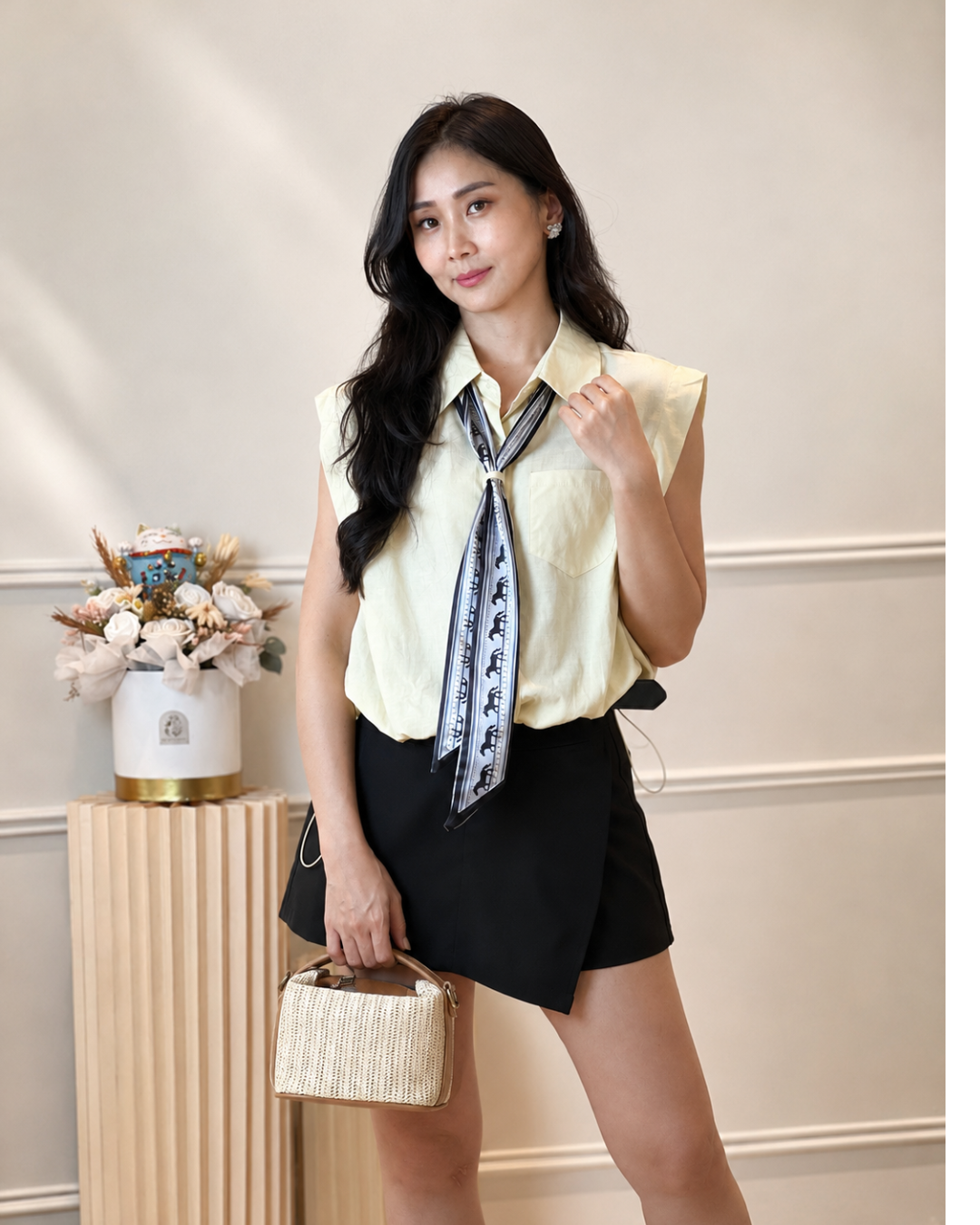 5116 Alanna Makayla 2 Colour Culotte