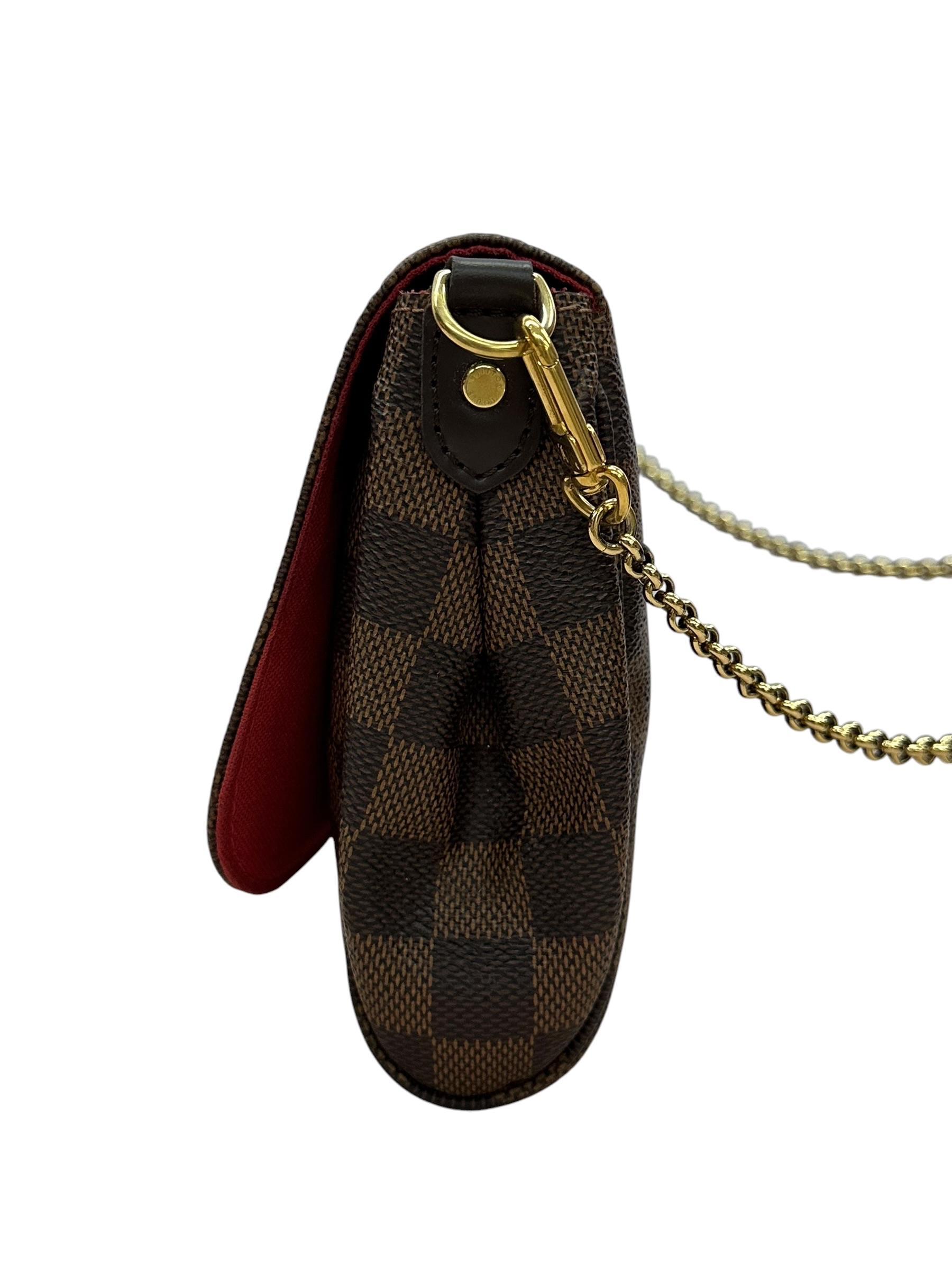 Pre-owned Louis Vuitton Damier Ebene Favorite MM bag / Product Code: 081202