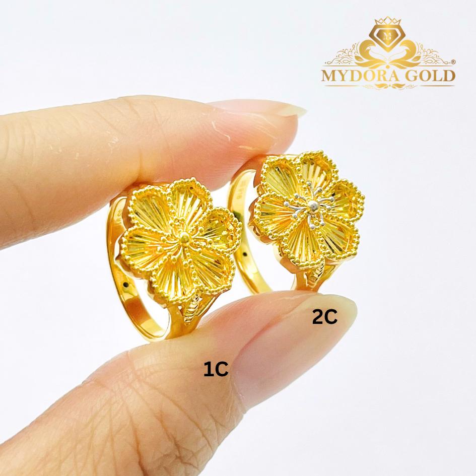 MYDORA Cincin Bunga Seri Emas (5G) l EMAS 916/22K