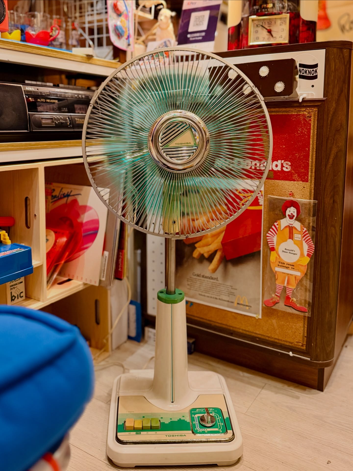 【昭和年代】TOSHIBA F-2204TG 座敷扇風機