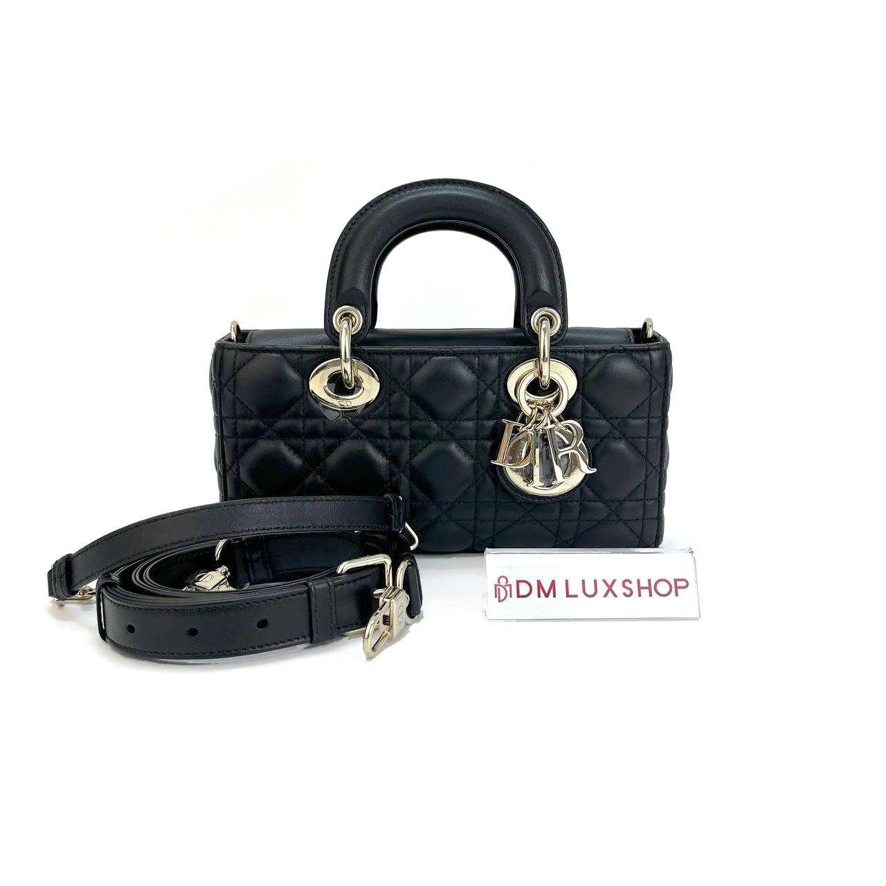 Dior D-Joy Black Small GHW