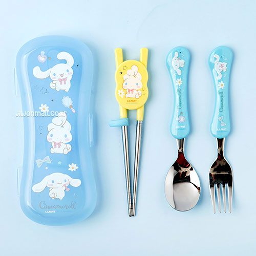 【預訂】韓國直送 Sanrio Cinnamoroll 四件餐具套裝
