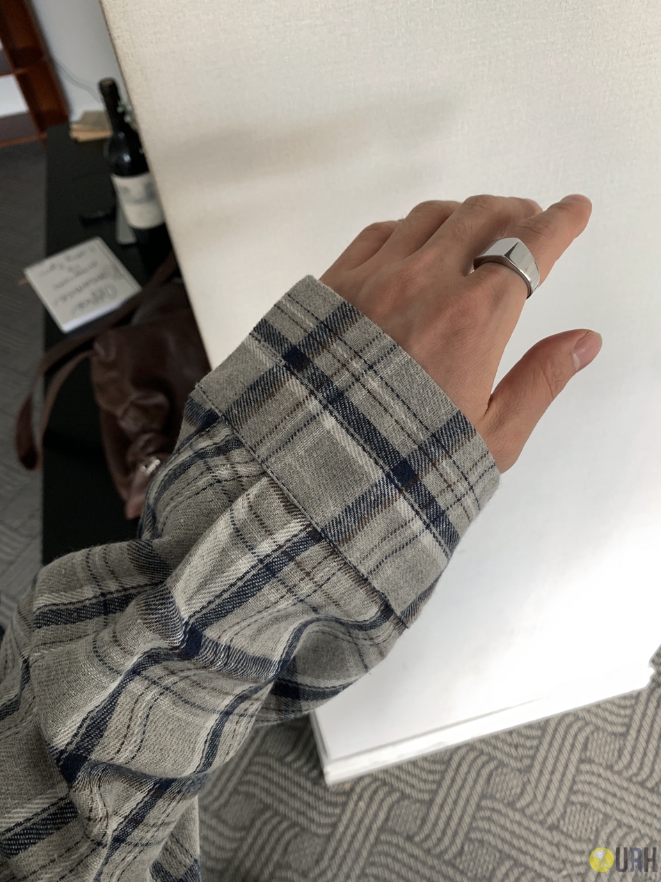 【100%保證韓國直送】日常寬鬆復古格紋恤衫 Glife S Daily Oversized Check Shirt RL114502