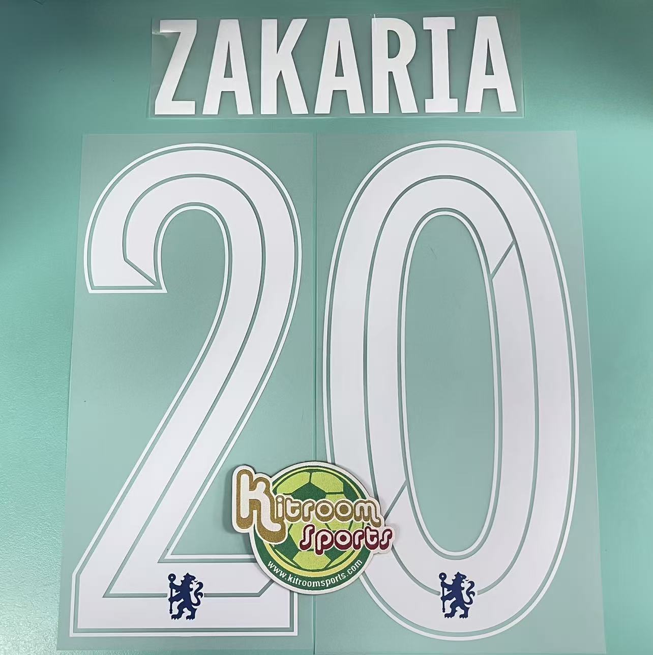 2022-23 Chelsea Home UCL Nameset #20 ZAKARIA