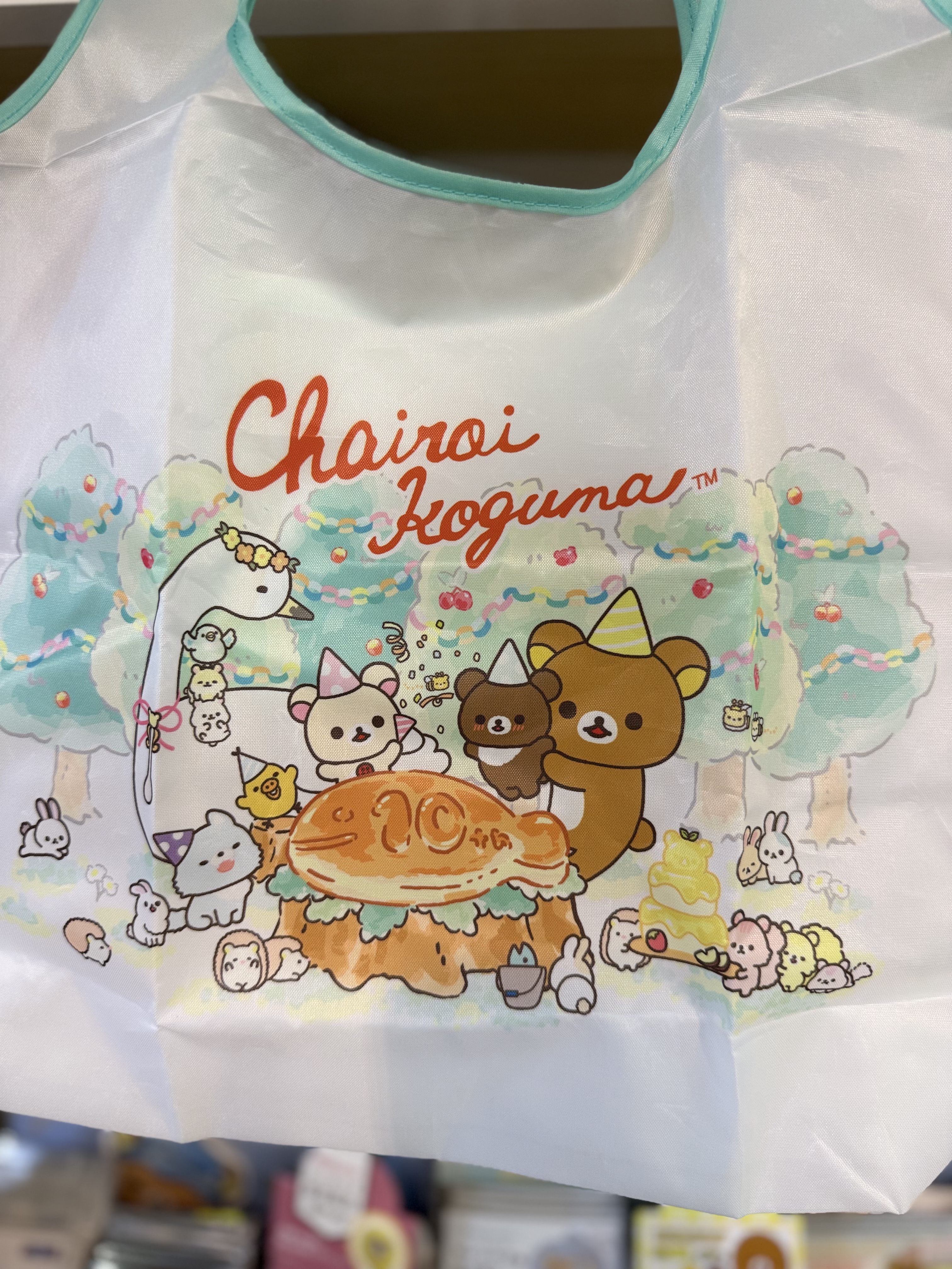 《現貨》全新日本小熊10週年紀念巡迴pop up店限定小熊探險隊系列環保袋