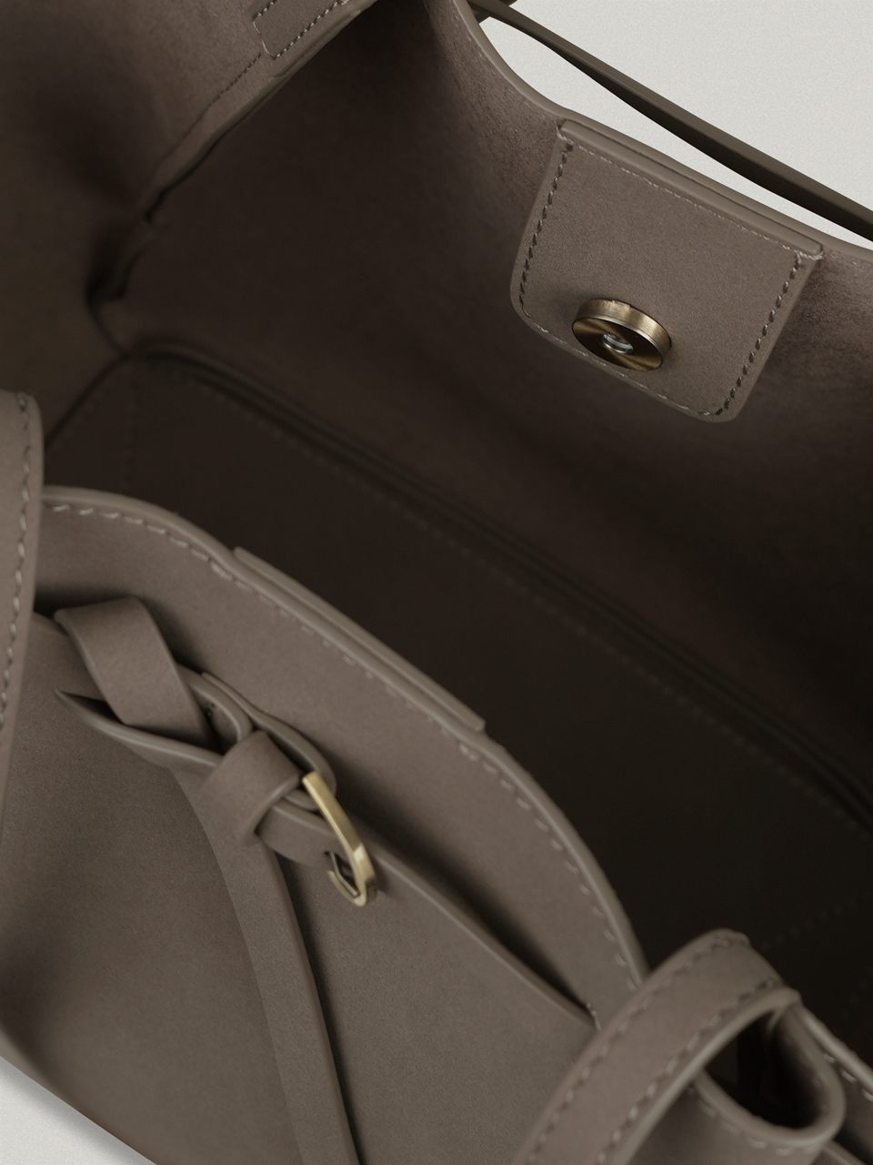 MINI ANTHOS BAG-NUBUCK (TAUPE)