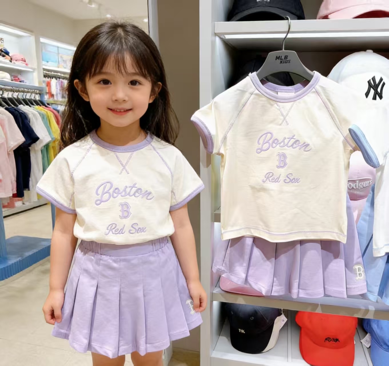 0610 MLB 裙褲套裝