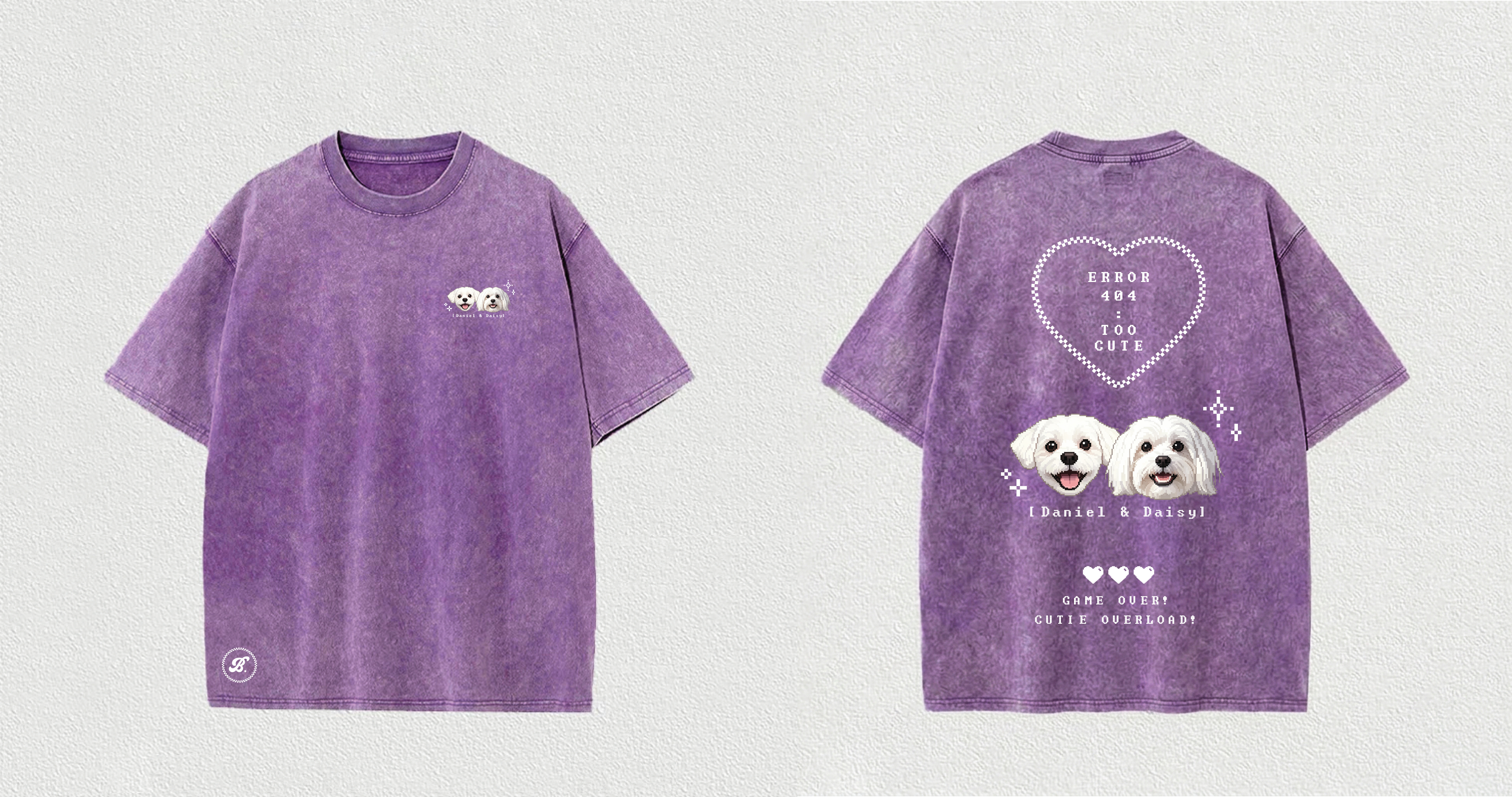 【寵物客製】男女 Oversize T-shirt