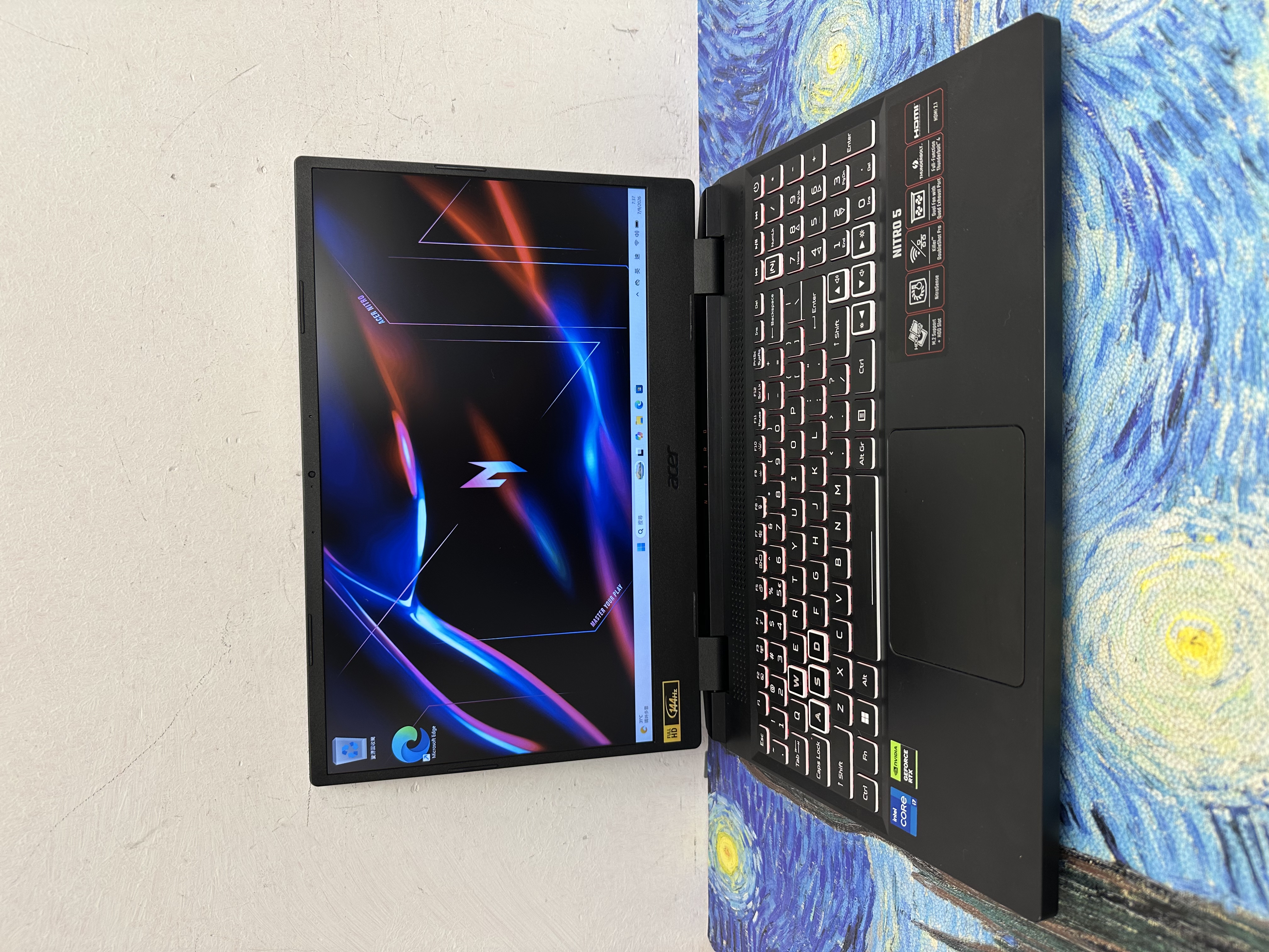 #6126 Acer Nitro i7-12650H/8,16,32GB Ram/512GB x2 SSD/RTX 4050/15吋144Hz / Gaming Laptop / Notebook / PC / Movie / Netflix / YouTube / Music 