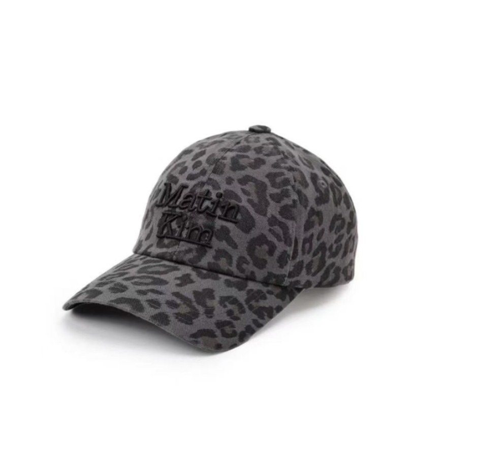0805💯韓國Matin Kim MATIN LEOPARD VOLUME LOGO BALL CAP 棒球帽 9月中