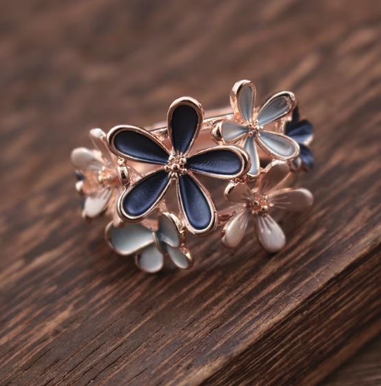 Floral Style Rings