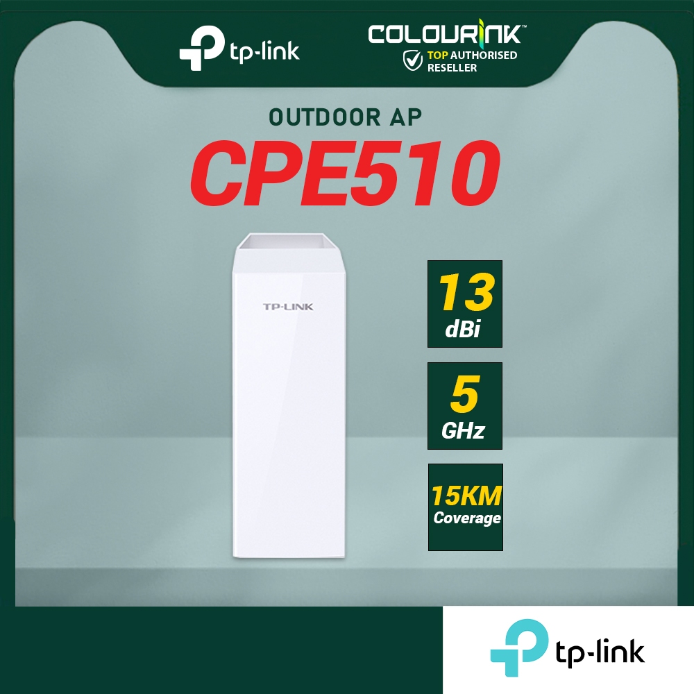 Tp-Link CPE210 CPE510 300Mbps up to 15KM Outdoor Long Distance PoE WiFi Access Point Repeater O3 O4 CPE220 CPE605 CPE610