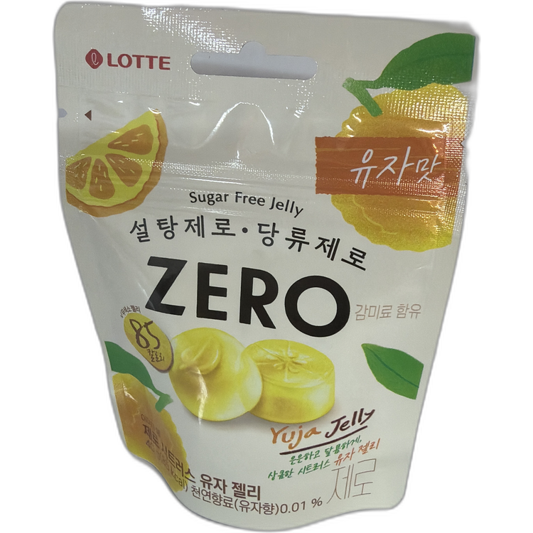 樂天零糖份柑橘柚子味啫喱糖40g