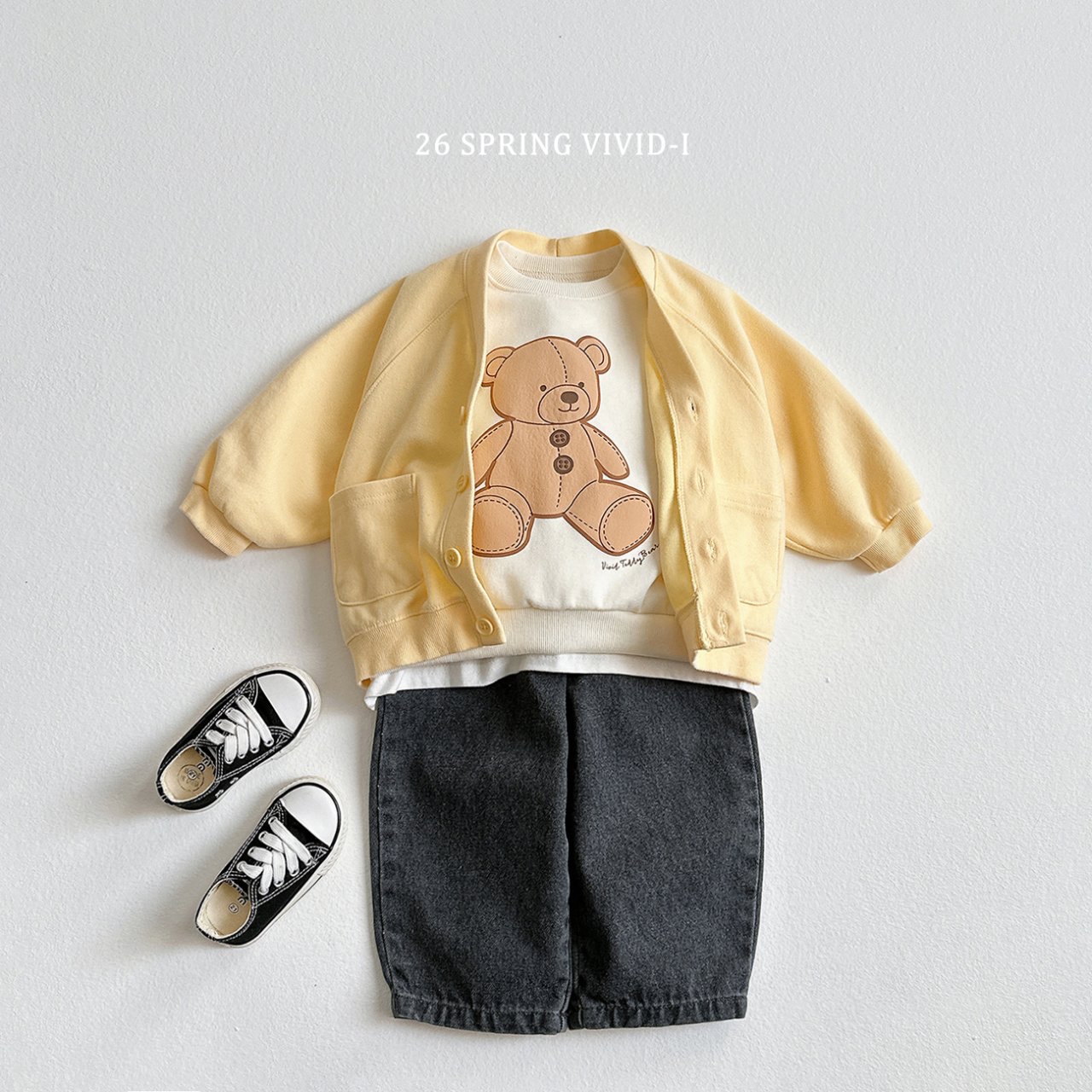 部分現貨🌸預訂 韓國直送🌸🇰🇷VIVIDI三色日常寬鬆闊腳牛仔褲