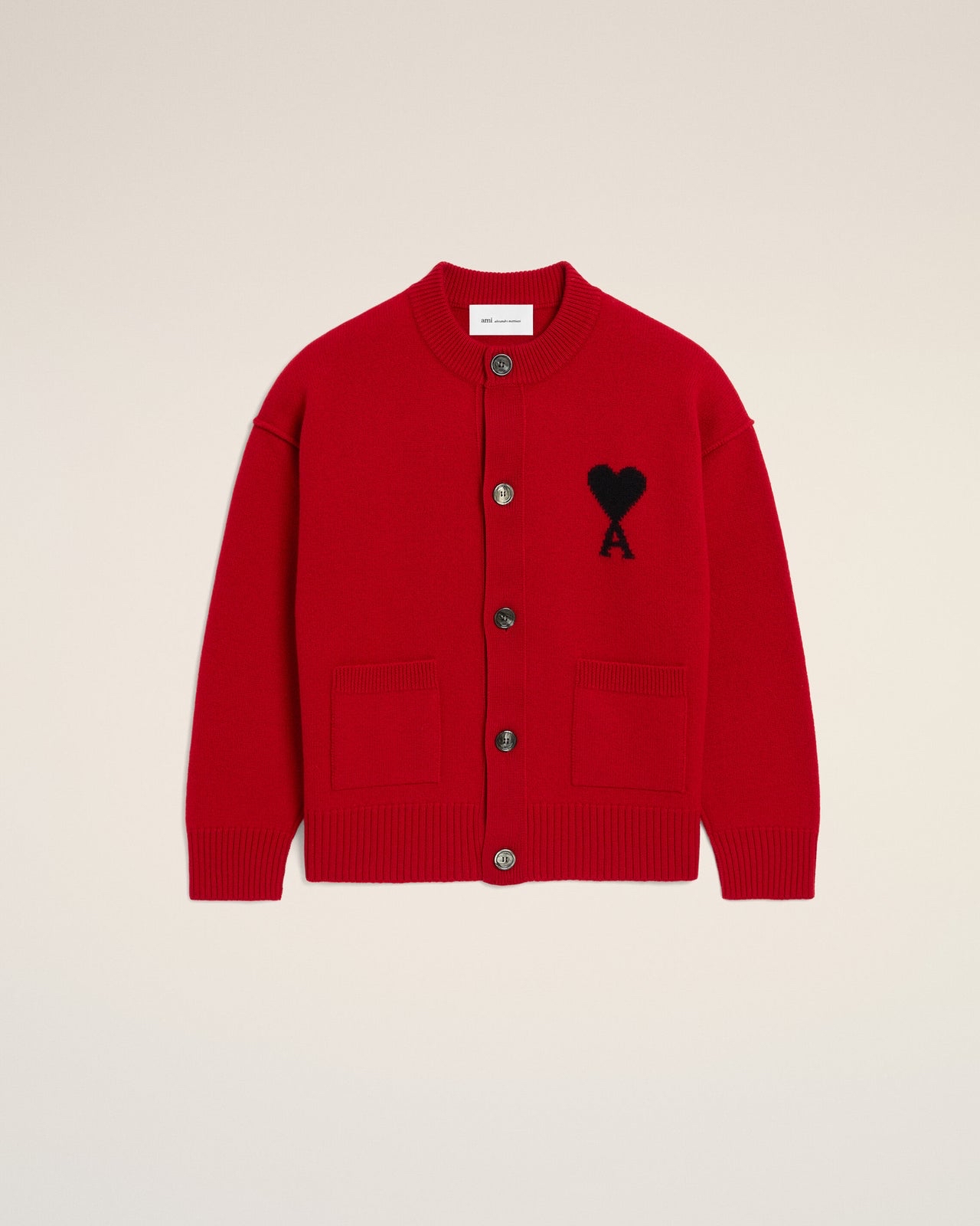 限時優惠✨訂貨🍒Ami 100%wool 紅色寬鬆圓領外套 🔖Size XS S M L XL  襯恤衫疊穿做layer 都好睇🤭