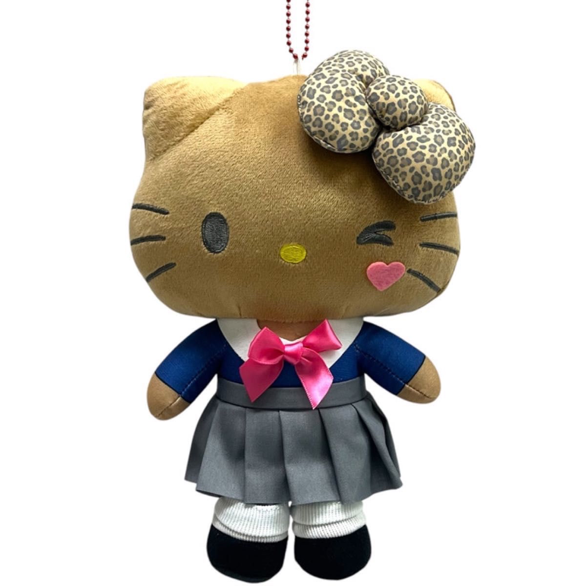 現貨｜hello kitty黑皮公仔大吊飾（18cm左右）