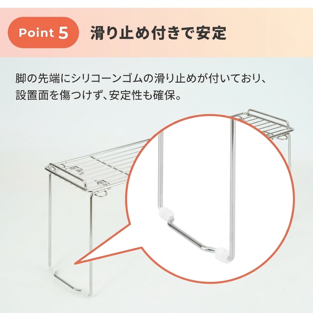 🔥🔥【日本直送《和平》&kit 折疊式廚房不鏽鋼置物架】
