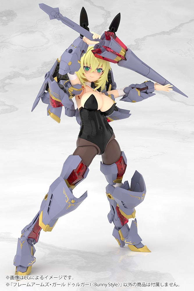 (預訂訂金 $100) (總價 $280) 壽屋 Kotobukiya FRAME ARMS GIRL 杜爾迦 DURGA I (Bunny Style) 模型 (KO08187) (行版)