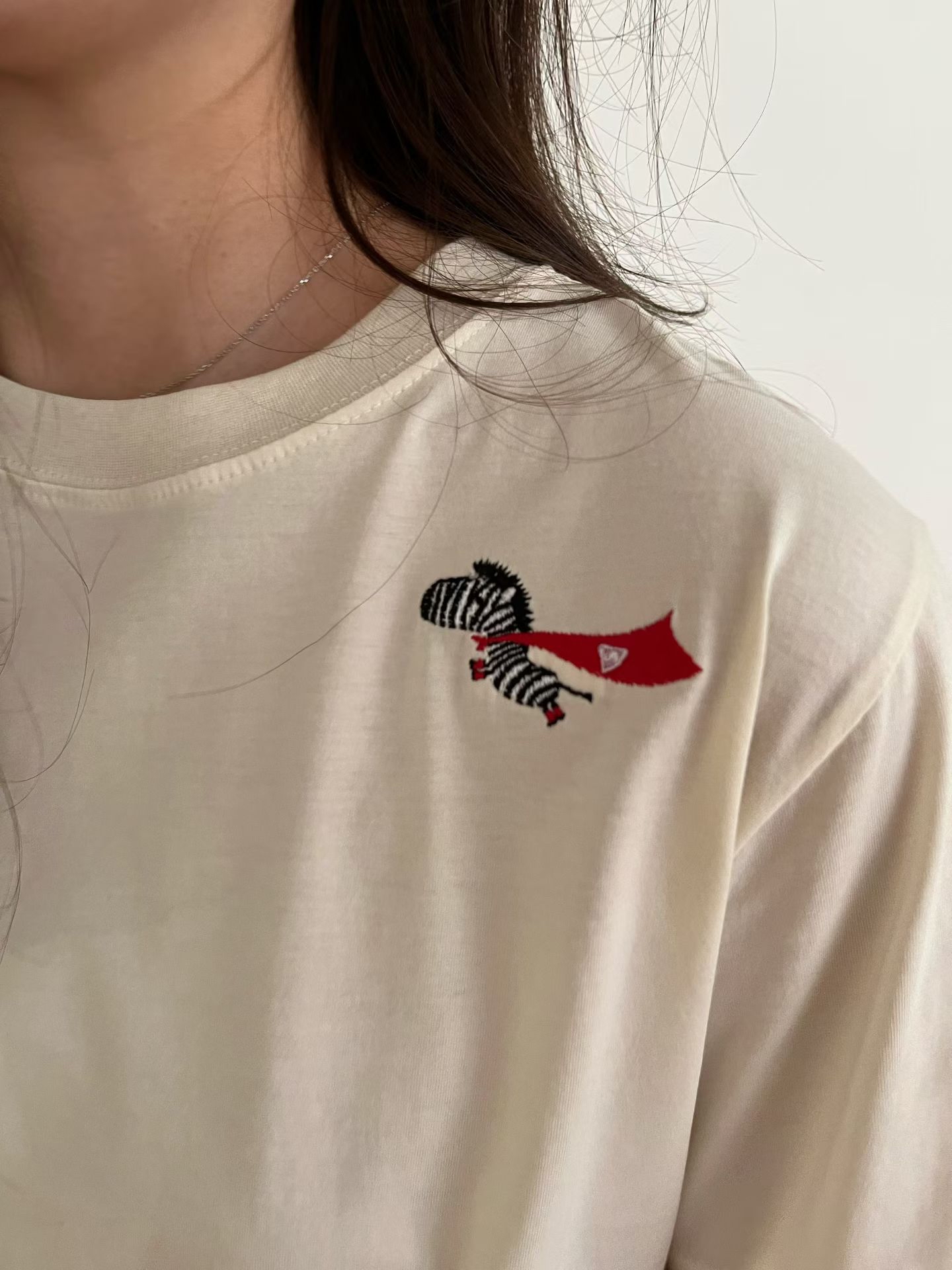 Embroidery 斑馬T恤