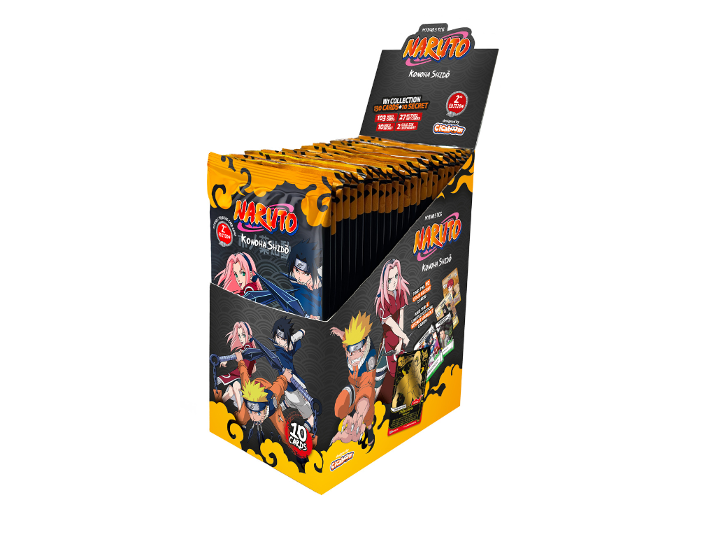 火影 NARUTO Mythos TCG First Set Konoha Shidō 2nd Edition Booster Box (24 Packs) 