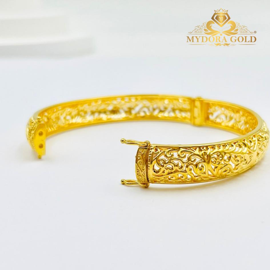 MYDORA Gelang Pahat Jawa l EMAS 916/22K